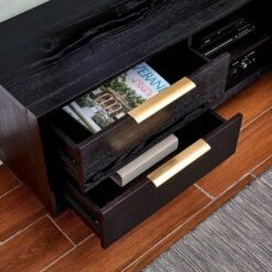 Markli TV Stand For TVs Up To 61" Black - Aiden Lane