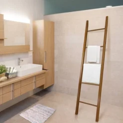 Decorative Ladder Natural Cherry - Flora Home -HOMCOM Shop GUEST f5b68b72 da4c 4c65 999b c064a24151a3