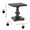 Dory Square End Table Black - Steve Silver -HOMCOM Shop GUEST f601a6da 35eb 4f05 a751 c81850b4a12b