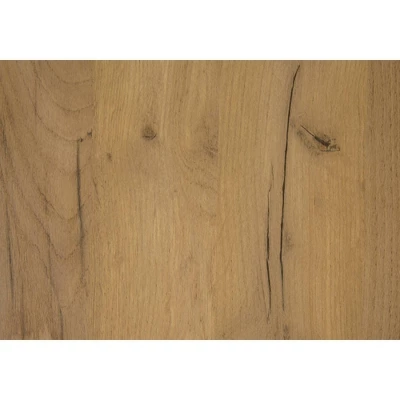 Modern Farmhouse Wood Look 2 Door 5 Shelf TV Stand For TVs Up To 60" Gold/Pine - EveryRoom 5 Modern Farmhouse Wood Look 2 Door 5 Shelf TV Stand For TVs Up To 60" Gold/Pine - EveryRoom - Image 3