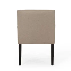 Mcclure Contemporary Upholstered Armchair Taupe/Espresso - Christopher Knight Home -HOMCOM Shop GUEST f67e3fa1 f680 4377 bc6e 0ad82c0cb559