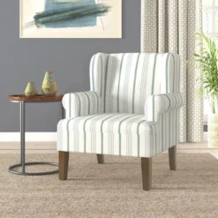 Emerson Rolled Arm Accent Chair - Homepop -HOMCOM Shop GUEST f6d59556 c7f5 4072 a6d9 26925ee7a67b
