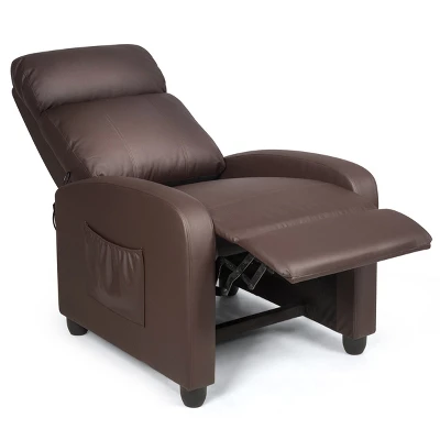 Recliner Massage Chair, Ergonomic Adjustable Single Sofa With Padded Seat BlackBrownGray 9 Recliner Massage Chair, Ergonomic Adjustable Single Sofa With Padded Seat BlackBrownGray - Image 7