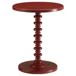 Acton Single Leg End Table - Acme -HOMCOM Shop GUEST f7d89e4c 8b9b 40d0 b586 c3be4970a03c
