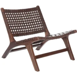 Luna Leather Woven Accent Chair - Safavieh 22 Luna Leather Woven Accent Chair - Safavieh -HOMCOM Shop GUEST f7e43acc c200 4143 81a7 0e24855d5e9c