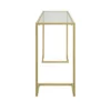 Thatcher Glass Top Console Gold - Carolina Chair & Table