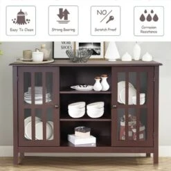 Costway Wood TV Stand Entertainment Media Center Console For TV Up To 50'' -HOMCOM Shop GUEST f876f83b 161e 421c 921e 58880a1eaaf6