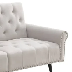 82" Eiroa Sofa Beige Fabric - Acme Furniture -HOMCOM Shop GUEST f962d694 1f1f 4508 90ab f19a32f387a9