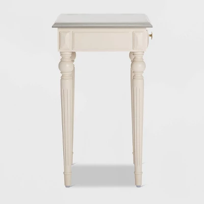 Amos Side Table With Drawer Cream/Gray - ClickDecor 9 Amos Side Table With Drawer Cream/Gray - ClickDecor - Image 7