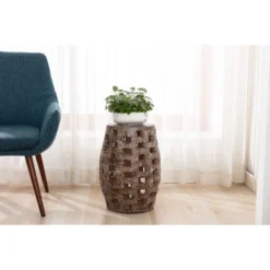 18" Hampton Side Table Weathered - Boraam 25 18" Hampton Side Table Weathered - Boraam -HOMCOM Shop GUEST fa1cd40d 3928 4c11 9355 ace0a3c2f5b4