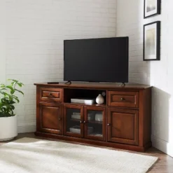 Shelby Corner TV Stand For TVs Up To 65" - Crosley -HOMCOM Shop GUEST fa2c7987 a025 4ccf adc3 602a78cfe392