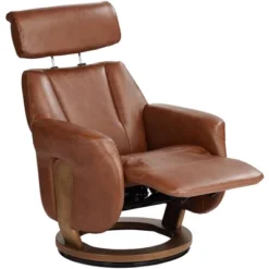 BenchMaster Brown Swivel Faux Leather Recliner Chair Modern Armchair Comfortable Manual Reclining Footrest Headrest For Bedroom 17 BenchMaster Brown Swivel Faux Leather Recliner Chair Modern Armchair Comfortable Manual Reclining Footrest Headrest For Bedroom -HOMCOM Shop GUEST fb356495 8815 4bc0 a13d 3f49ecc1e2d8