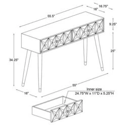 Geo Console White - Linon 27 Geo Console White - Linon -HOMCOM Shop GUEST fb3c3b92 b7ce 48e6 98b4 b96c0cf6a07e