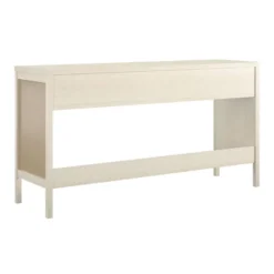 Latta Console Table With Faux Rattan Ivory Oak - Room & Joy -HOMCOM Shop GUEST fcd228fd acca 4b6c b2fc e82f527a6e99