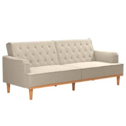 Stella Vintage Convertible Sofa Bed Futon - Mr. Kate -HOMCOM Shop GUEST fcdffff6 46e7 4e3b a04f c7555b785a34