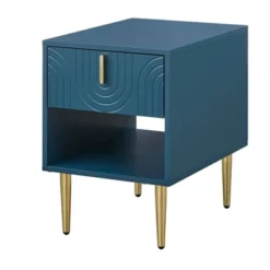 Tabaria Contemporary End Table With Drawer - Lifestorey -HOMCOM Shop GUEST fce50657 c44e 44a0 8040 10adca58c99a