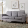 Clara Upholstered Curved Arm Sofa - Brookside Home -HOMCOM Shop GUEST fe5f55a9 5c90 48e4 bf4e 0418f43f96b0