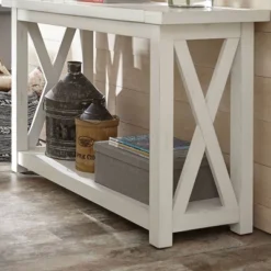 Seaside Lodge Console Table - Off White - Home Styles -HOMCOM Shop GUEST fe63ada8 6504 44dc 8dcd 134418dd8b2a