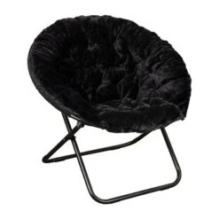 Flash Furniture Gwen 38" Oversize Portable Faux Fur Folding Saucer Moon Chair For Dorm And Bedroom 26 Flash Furniture Gwen 38" Oversize Portable Faux Fur Folding Saucer Moon Chair For Dorm And Bedroom -HOMCOM Shop GUEST febae8ef 629b 4b91 a09d 773c79510a7f