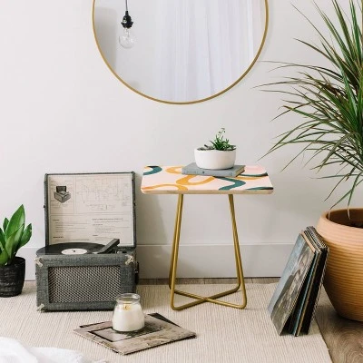 ThirtyOne Illustrations Streamers Side Table - Deny Designs 5 ThirtyOne Illustrations Streamers Side Table - Deny Designs - Image 3