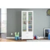 Livramento 2 Door Bookcase White - Polifurniture -HOMCOM Shop GUEST ff9a4a16 4b45 4bd5 91cf 2bbf2be849ef